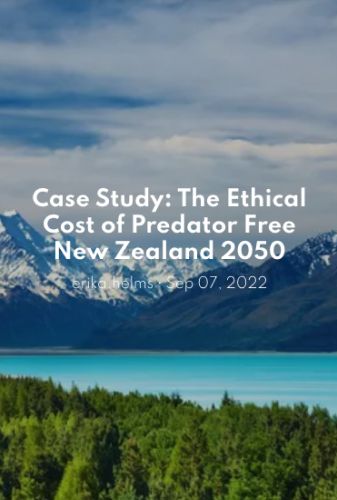 The Ethical Cost of Predator Free New Zealand 2050